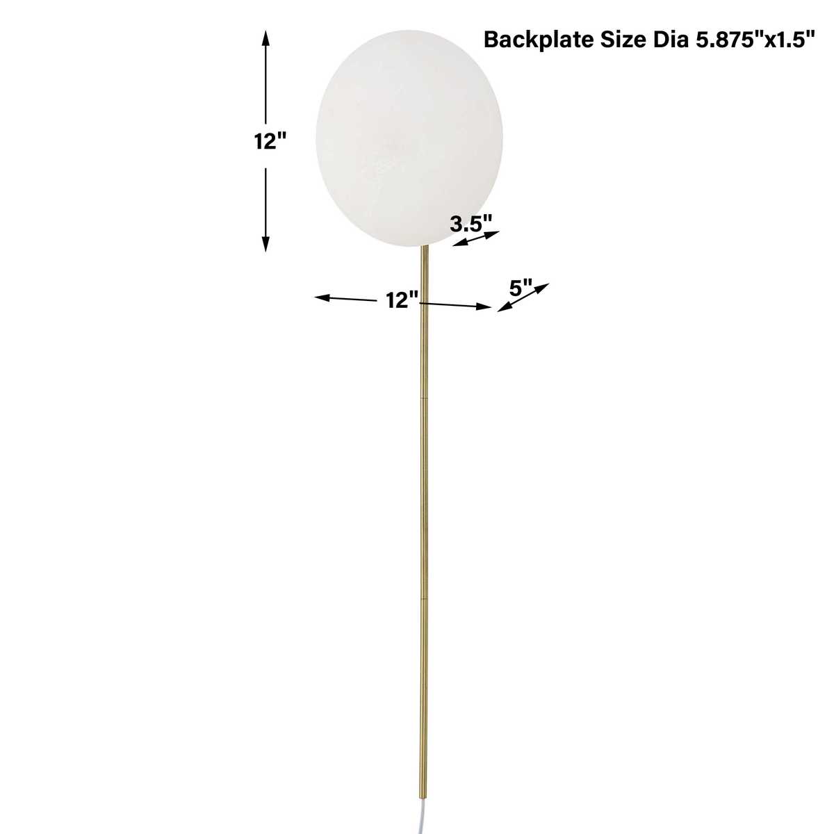 New Moon, LED Sconce