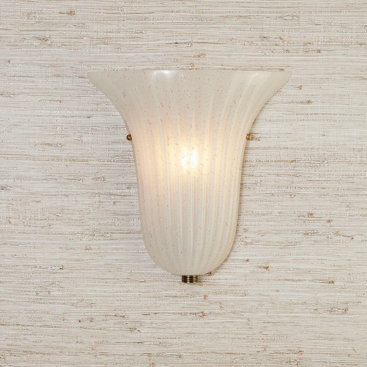 Fluted Tulip, 1 Lt Sconce