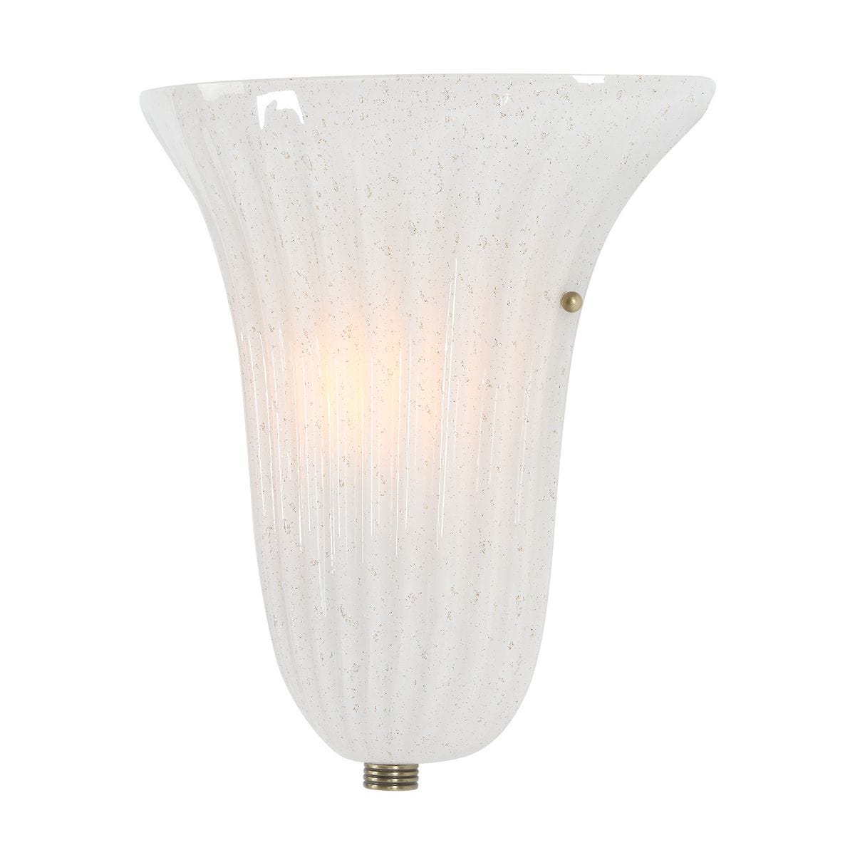 Fluted Tulip, 1 Lt Sconce