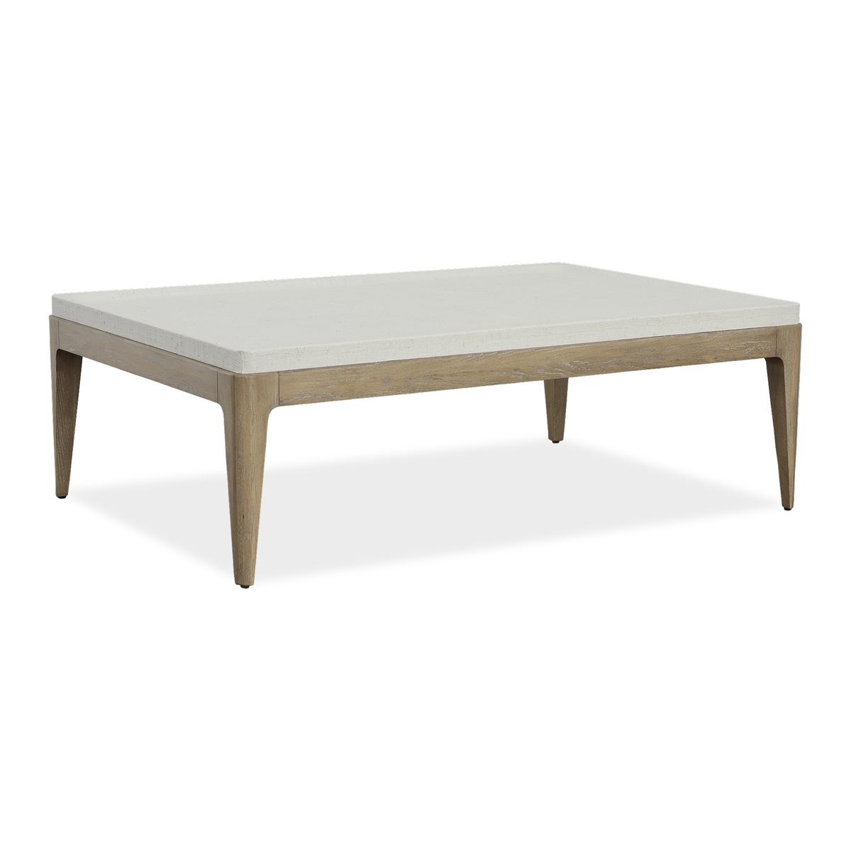 White Linen Coffee Table