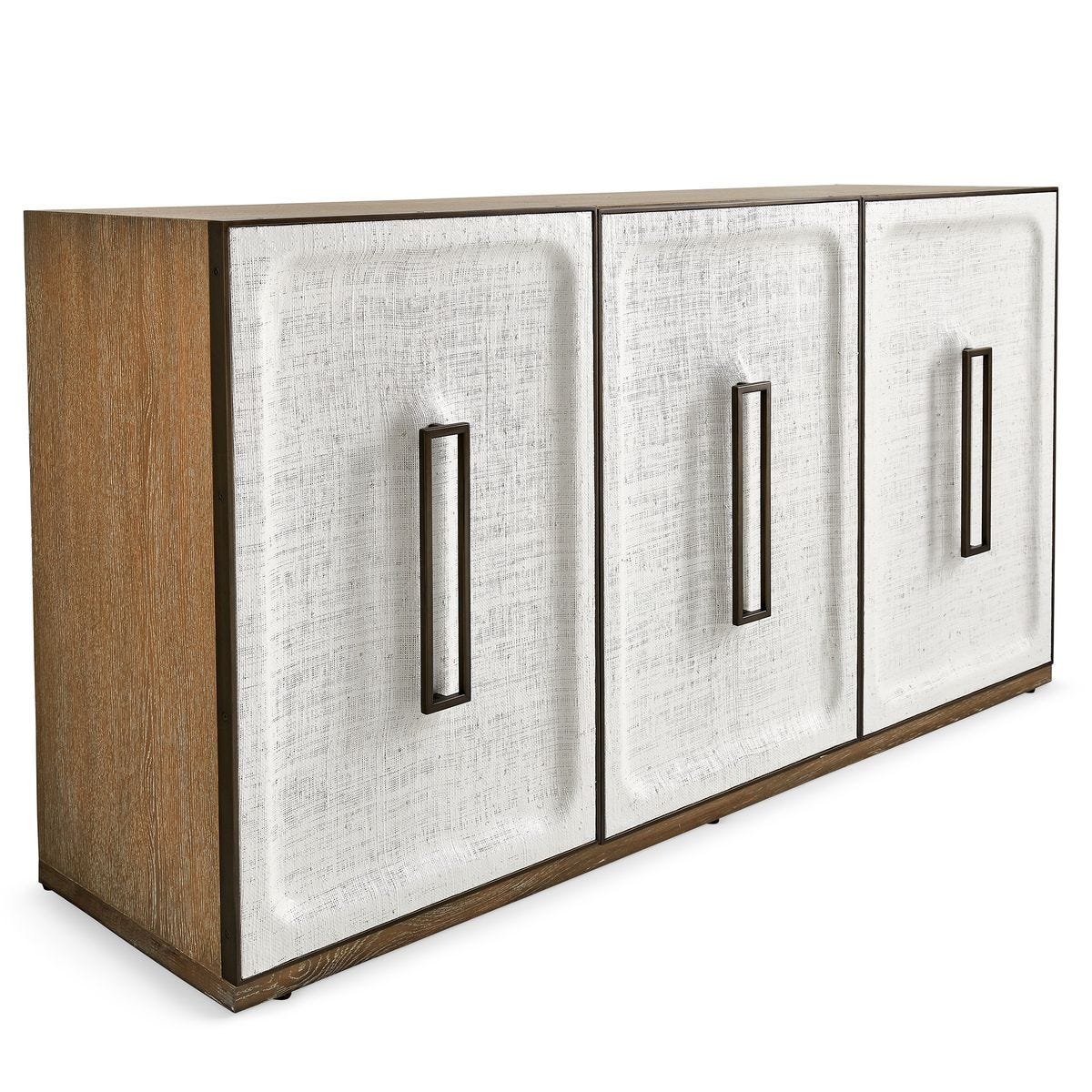 White Linen 3 Door Cabinet