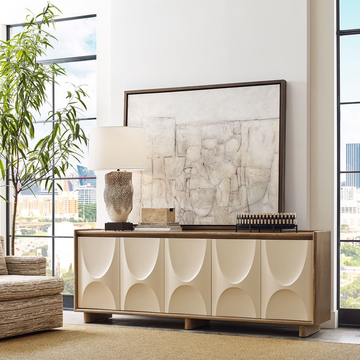 Swoosh 5 Door Cabinet
