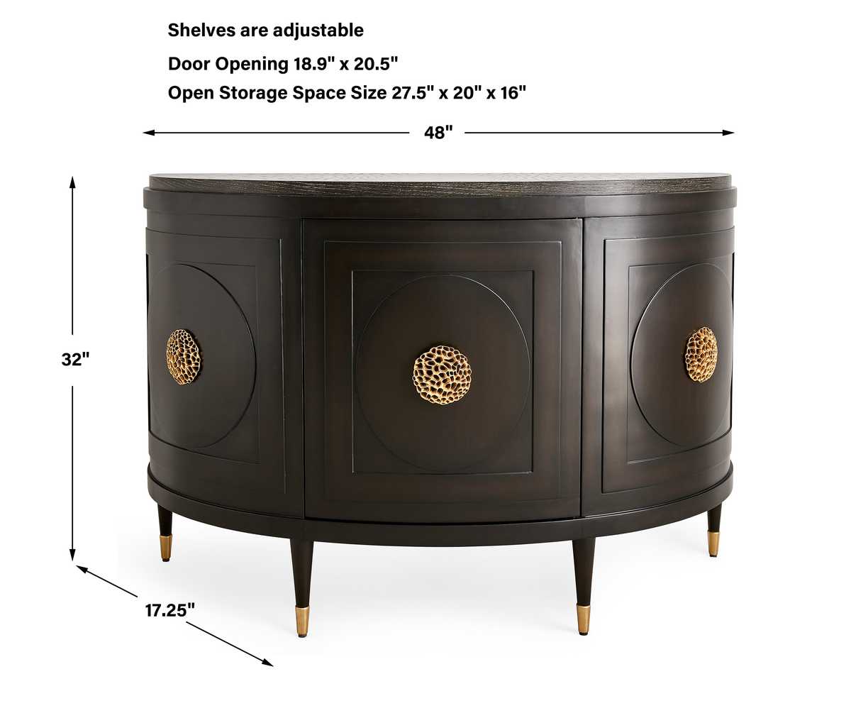 Paris 48 Inch Console Cabinet - Espresso
