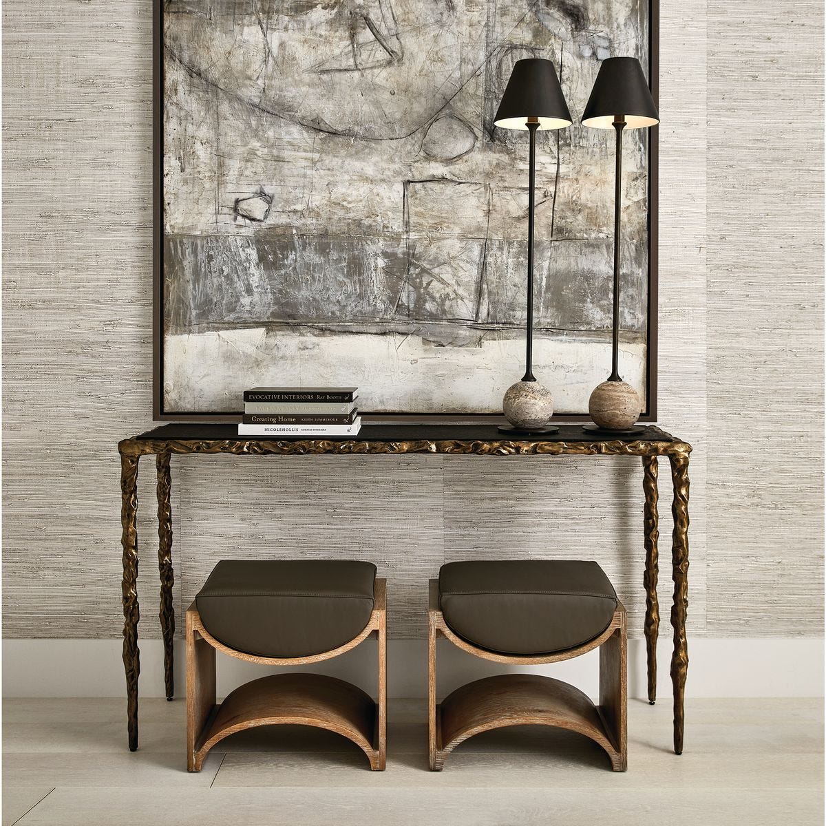 Lava Console Table, 2 Cartons