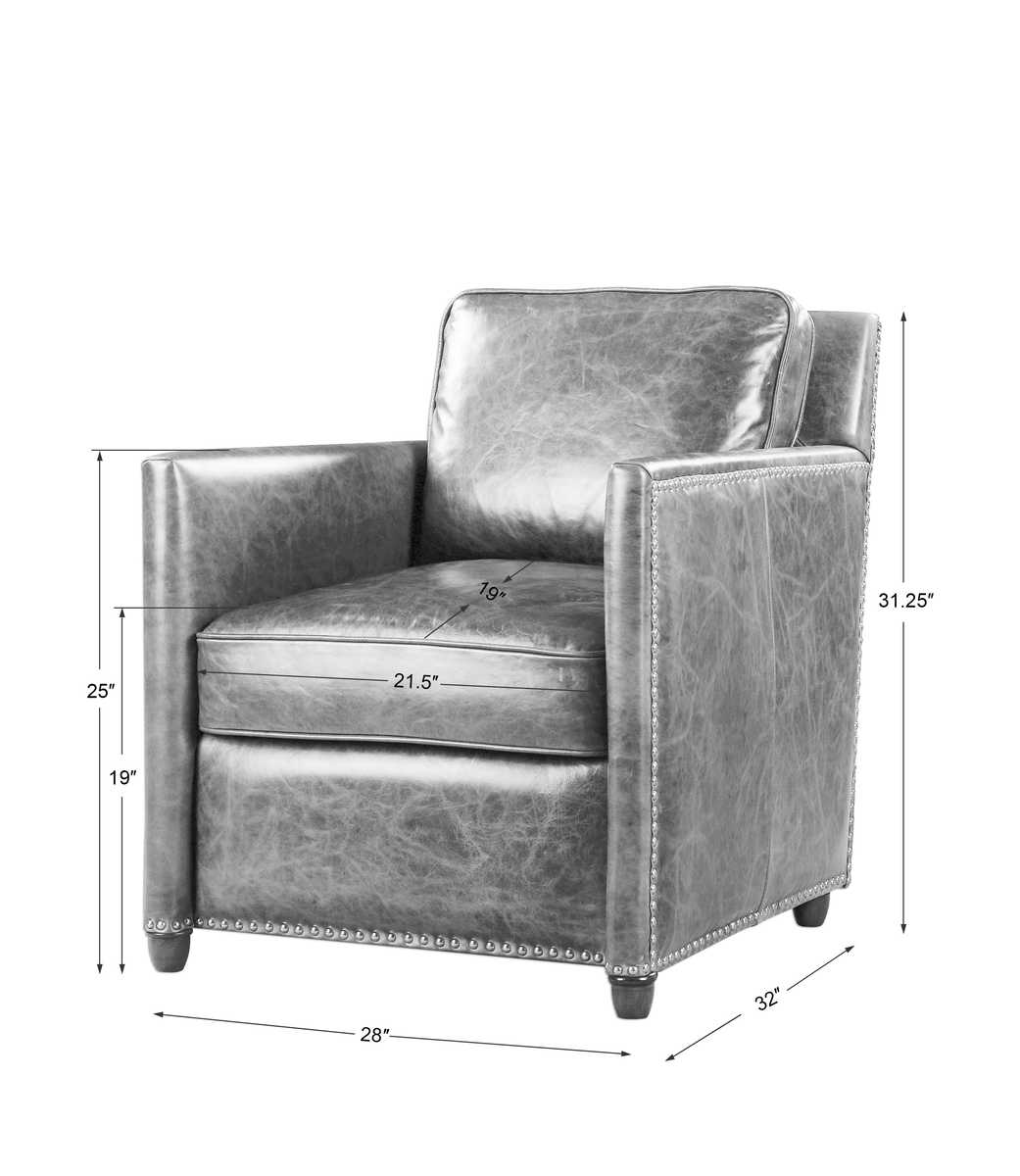 Roosevelt Club Chair - Smoke