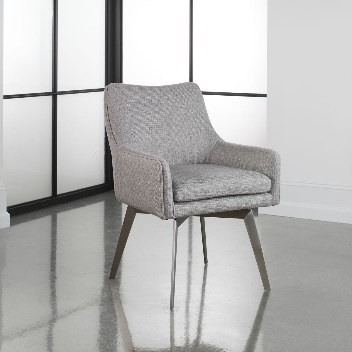 Let's Twist Dining Chair - Gray