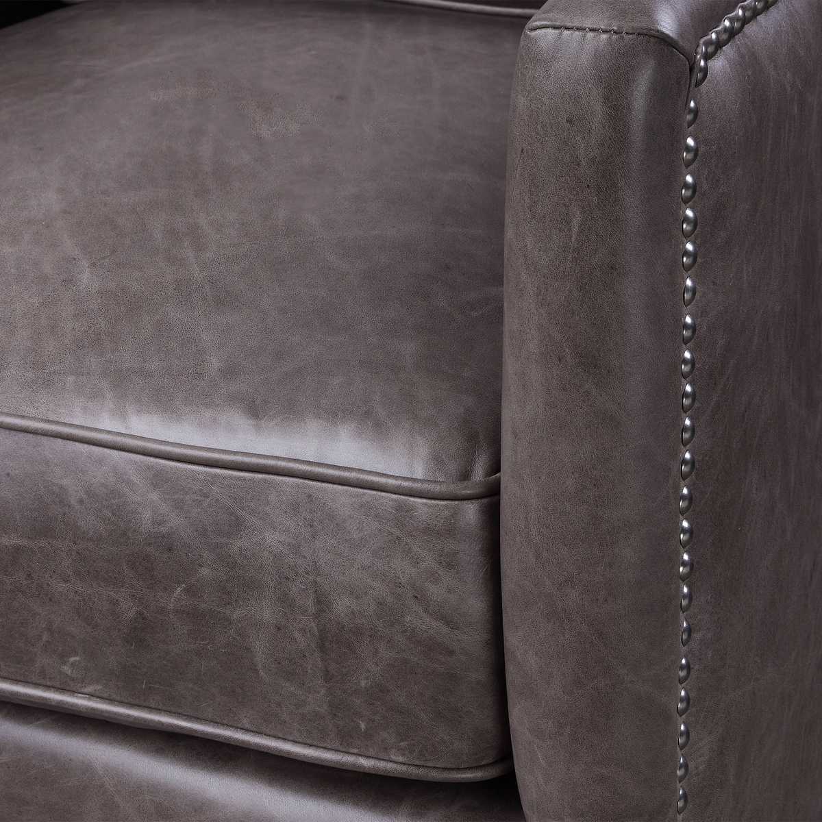 Roosevelt Swivel Chair - Smoke