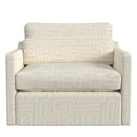 Slope Swivel Chair-and-a-Half - Maze Oyster