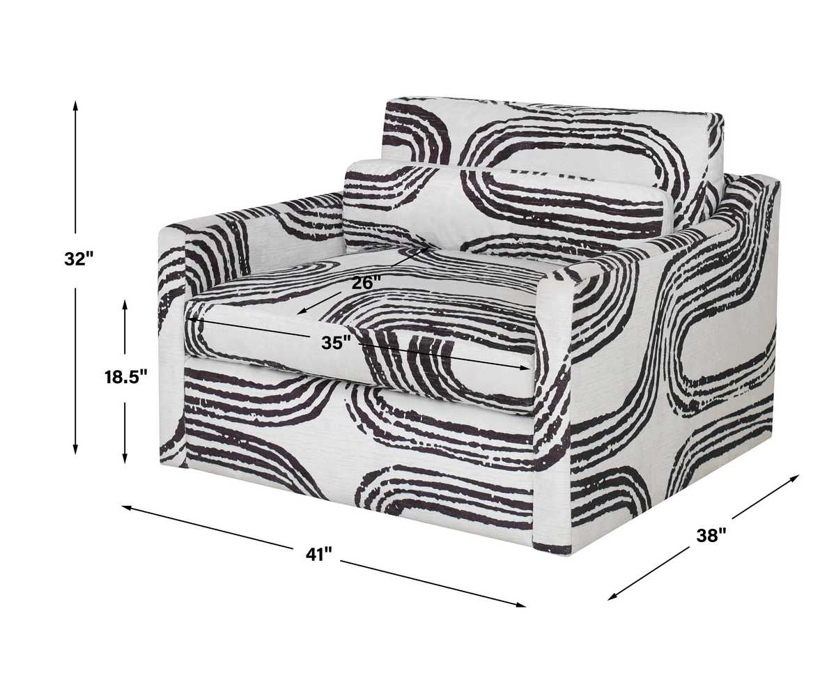 Slope Swivel Chair-and-a-Half - Daytona