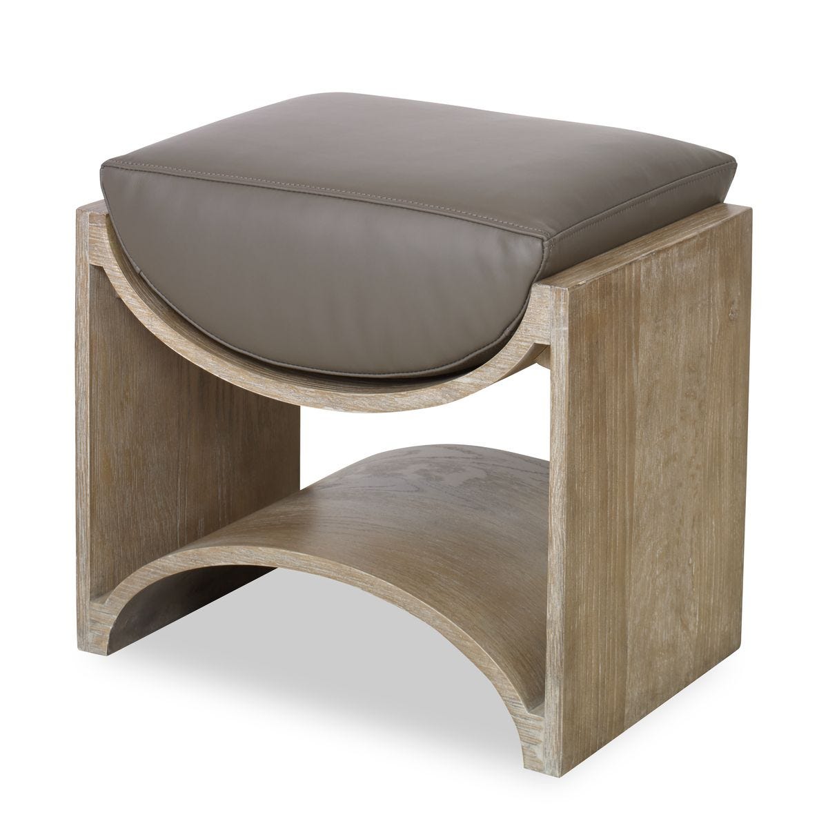 Cradle Bench - Weathered Oak