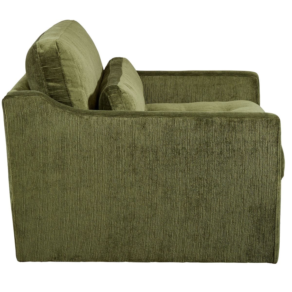 Slope Tufted Swivel Chair-and-a-Half - Antique Loden