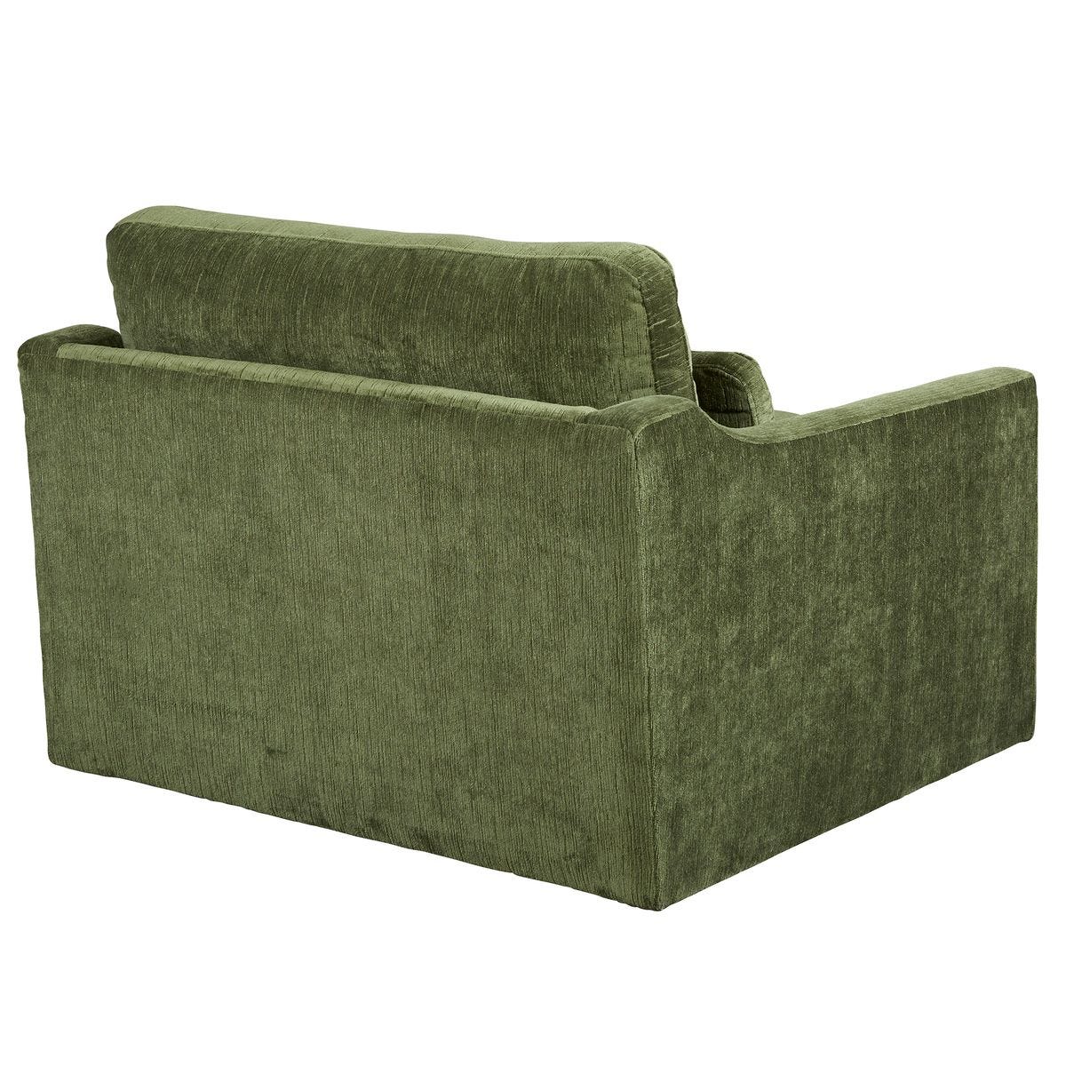 Slope Tufted Swivel Chair-and-a-Half - Antique Loden