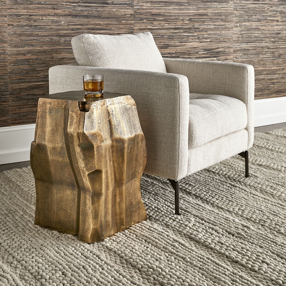 Ventura Chair - Ivory Chenille