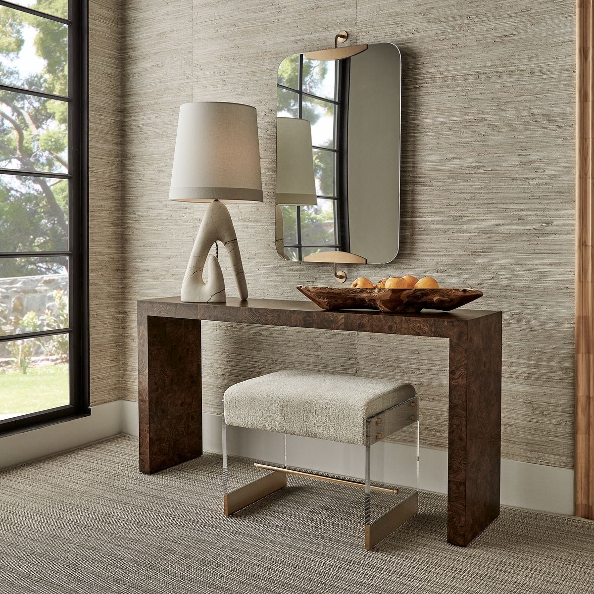 Apparition Small Bench - Ecru