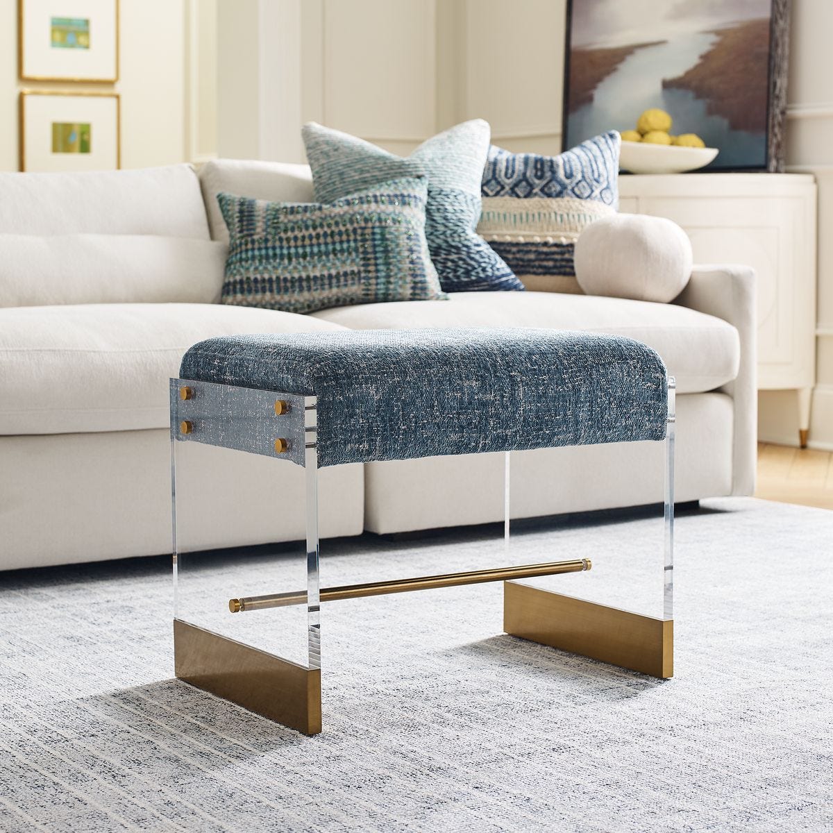 Apparition Small Bench - Aqua