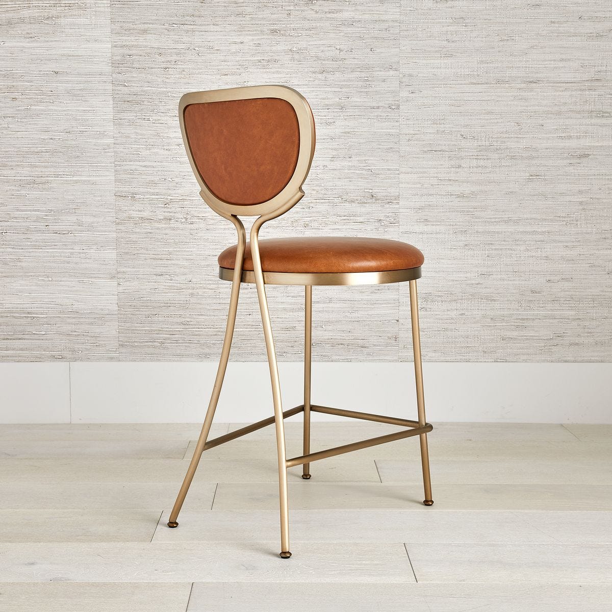 Perch Counter Stool - Dark Caramel