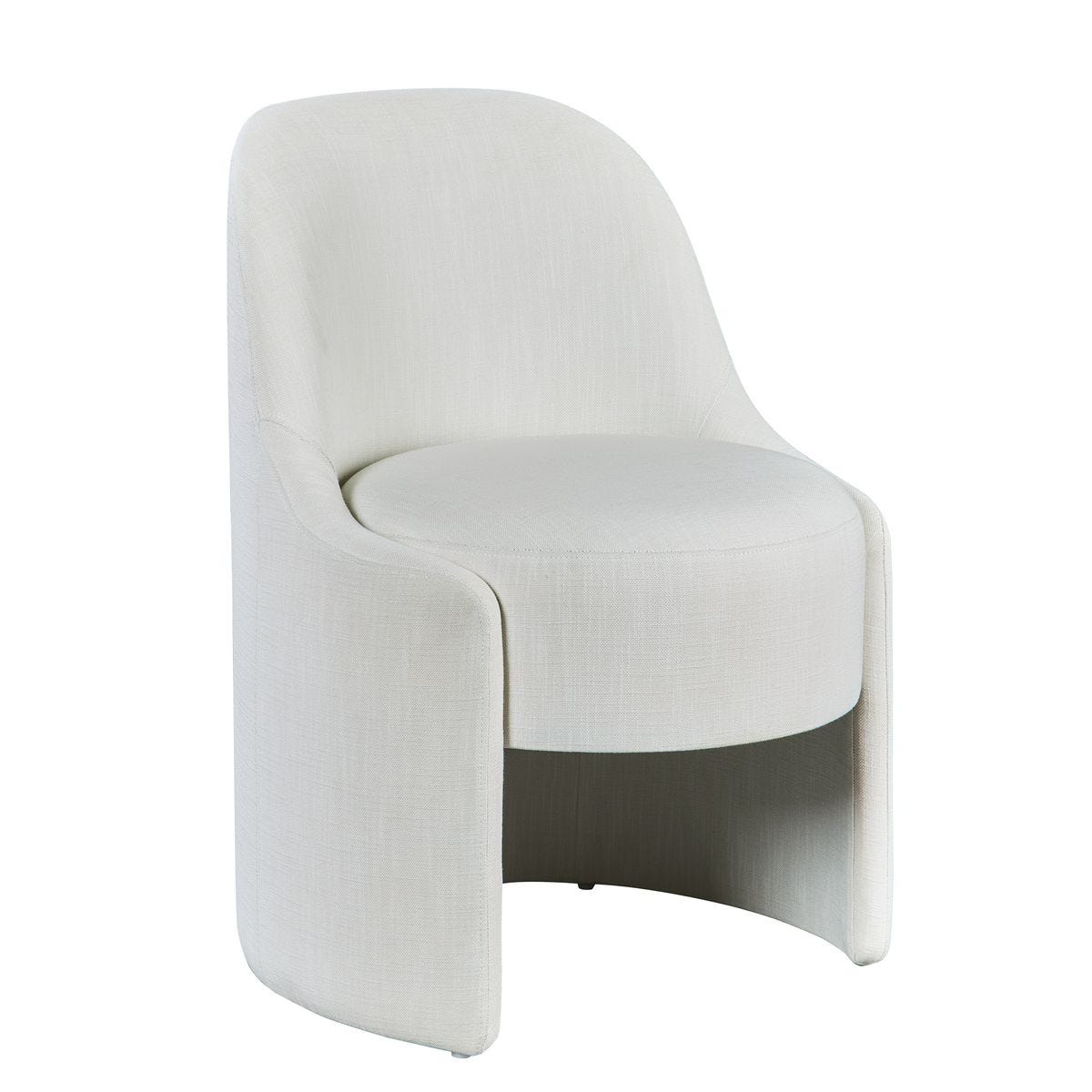 Cozy Capsule Dining Chair - Snow
