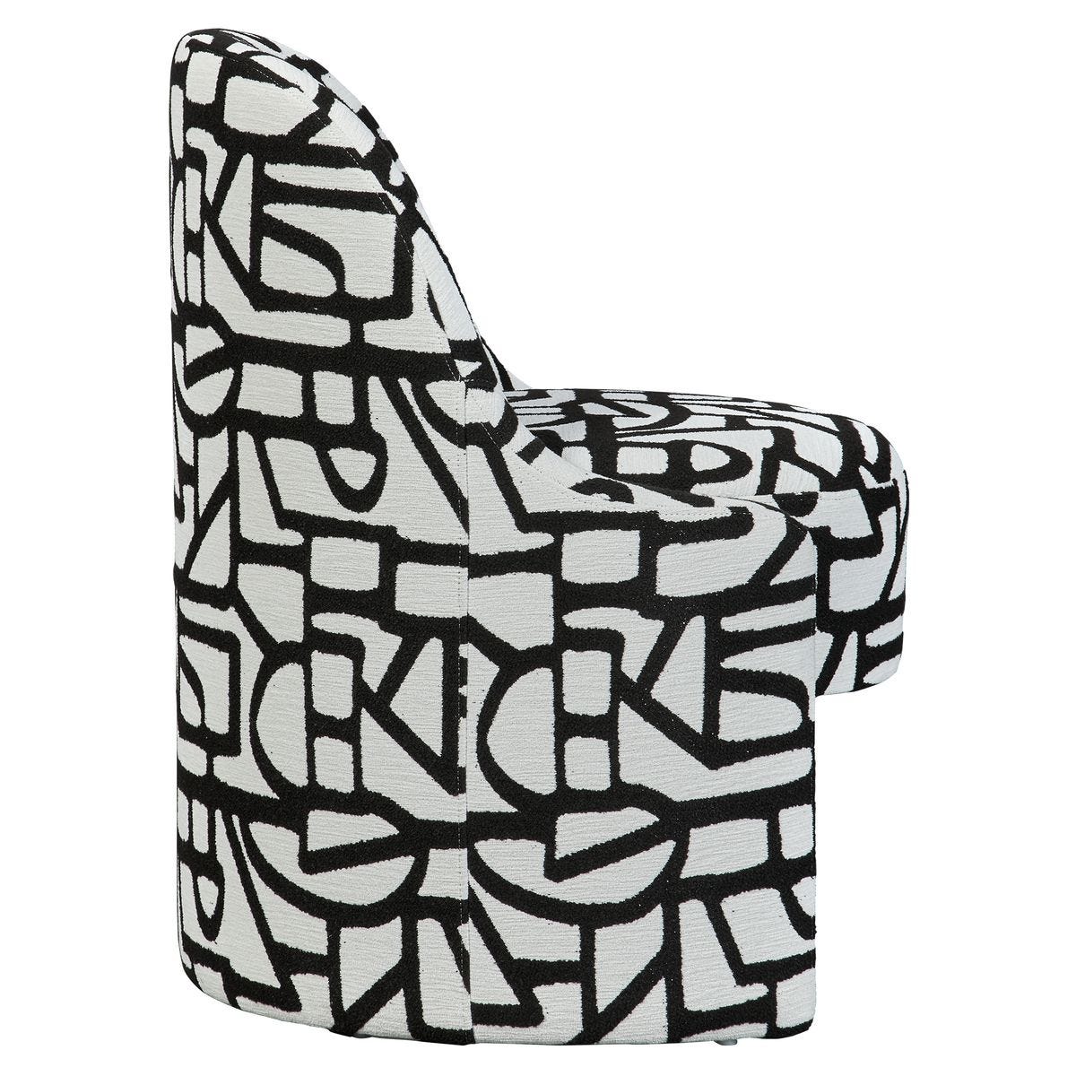 Cozy Capsule Dining Chair - Squiggle