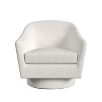 Coupe Swivel Chair - Lovely Linen Cream
