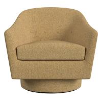 Coupe Swivel Chair - Tweedy Bird Goldfinch