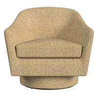 Coupe Swivel Chair - Quinoa Caramel