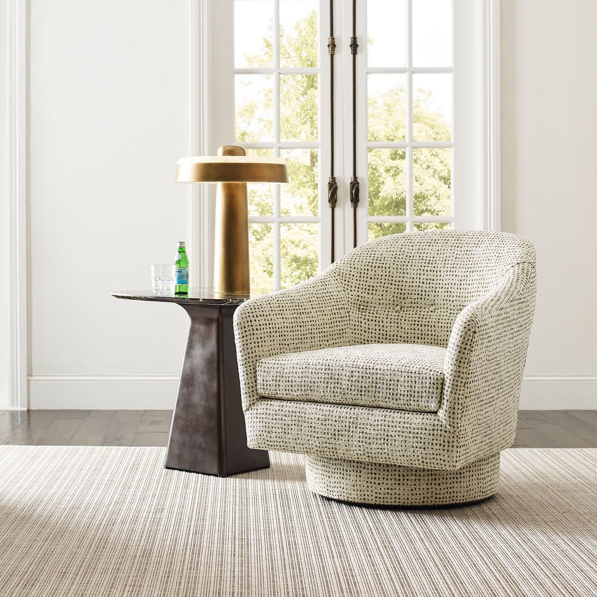 Coupe Swivel Chair - Dashing Olive