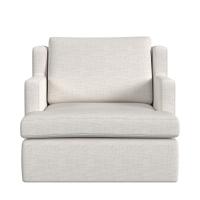 Unwind Swivel Chair - Lovely Linen Cream