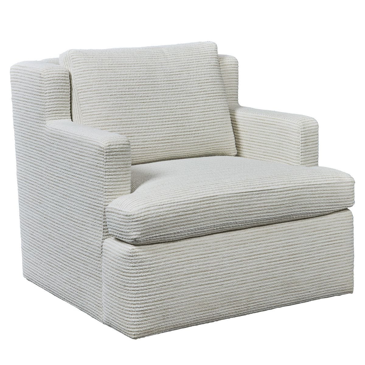 Unwind Swivel Chair - Snow Garden White