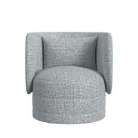 Sanctuary Swivel Chair - Dashing Blue
