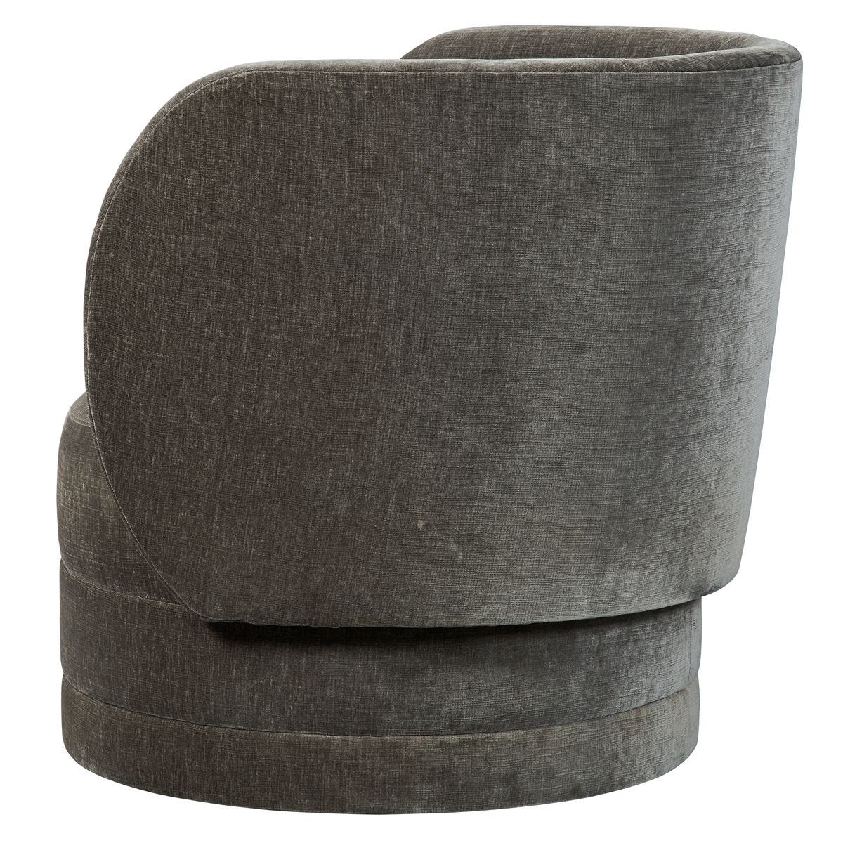 Sanctuary Swivel Chair - Lux Graphite
