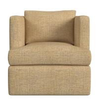 Elevated Swivel Chair - Quinoa Caramel