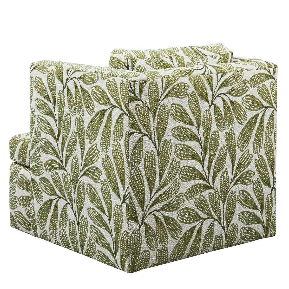 Elevated Swivel Chair - Hedge Green