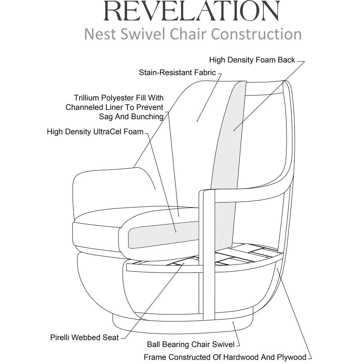 Nest Swivel Chair - Network Snow