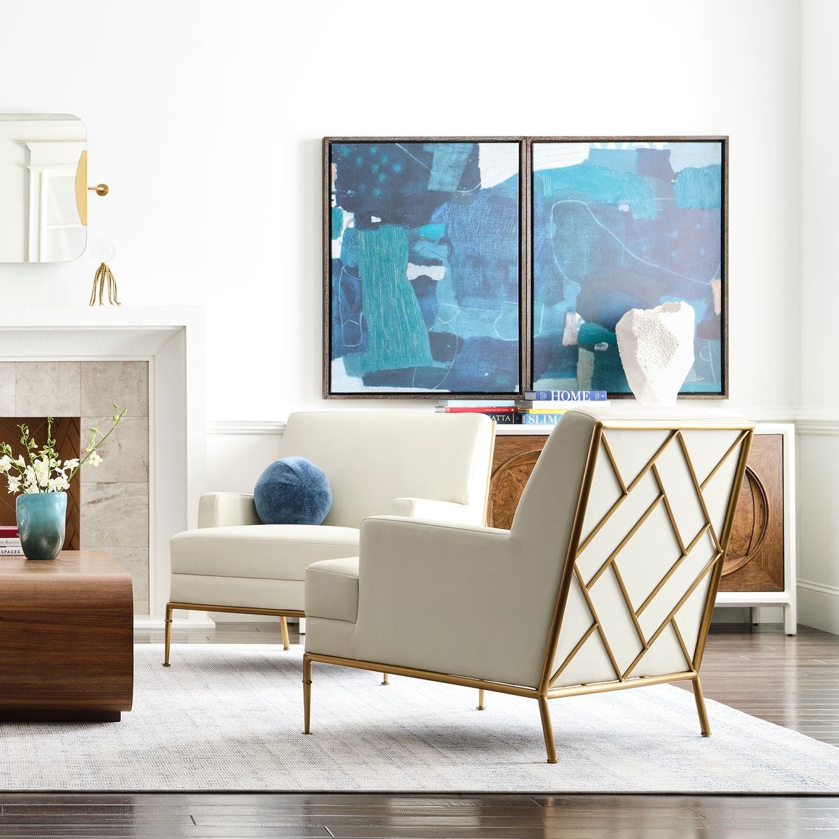 Fretwork Accent Chair