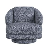 Cuddle Swivel Chair - Catty Blue