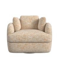 Scoop and a Half Swivel Chair - Thatched Butterscotch