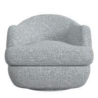 Scoop Swivel Chair - Dashing Blue