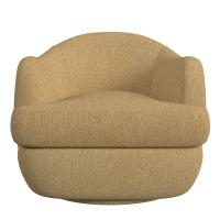 Scoop Swivel Chair - Tweedy Bird Goldfinch