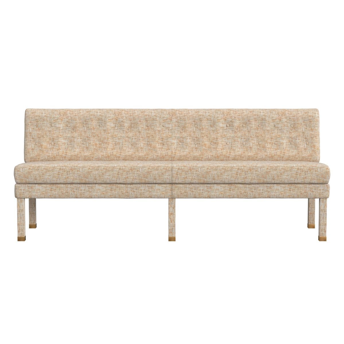 Approach the Bench Banquette, 84" - Thatched Butterscotch