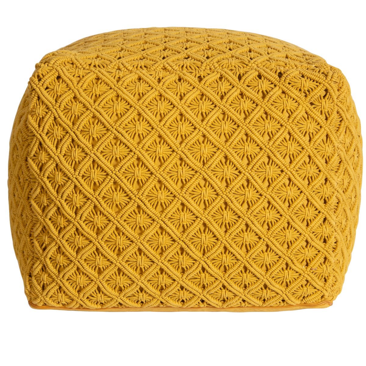 Feeling Knotty Pouf - Dandelion