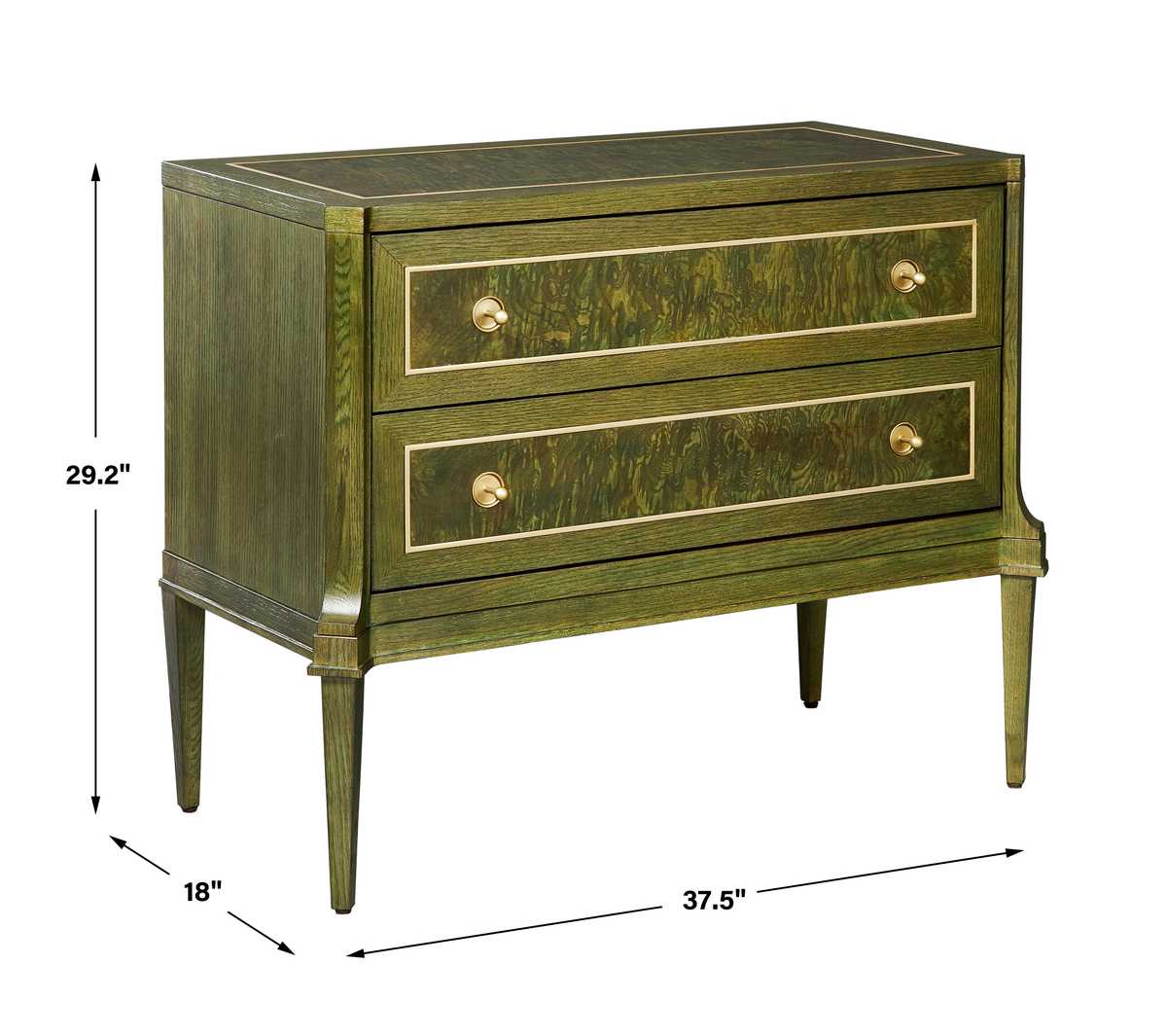 Green With Envy 2 Drawer Chest
