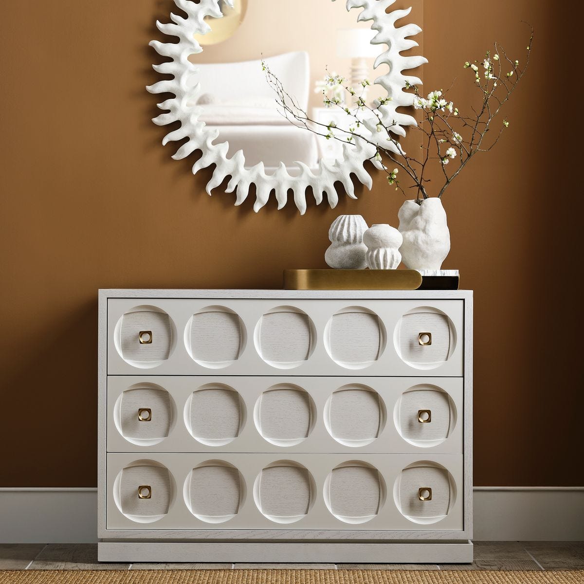 Roundabout 3 Drawer Chest - White