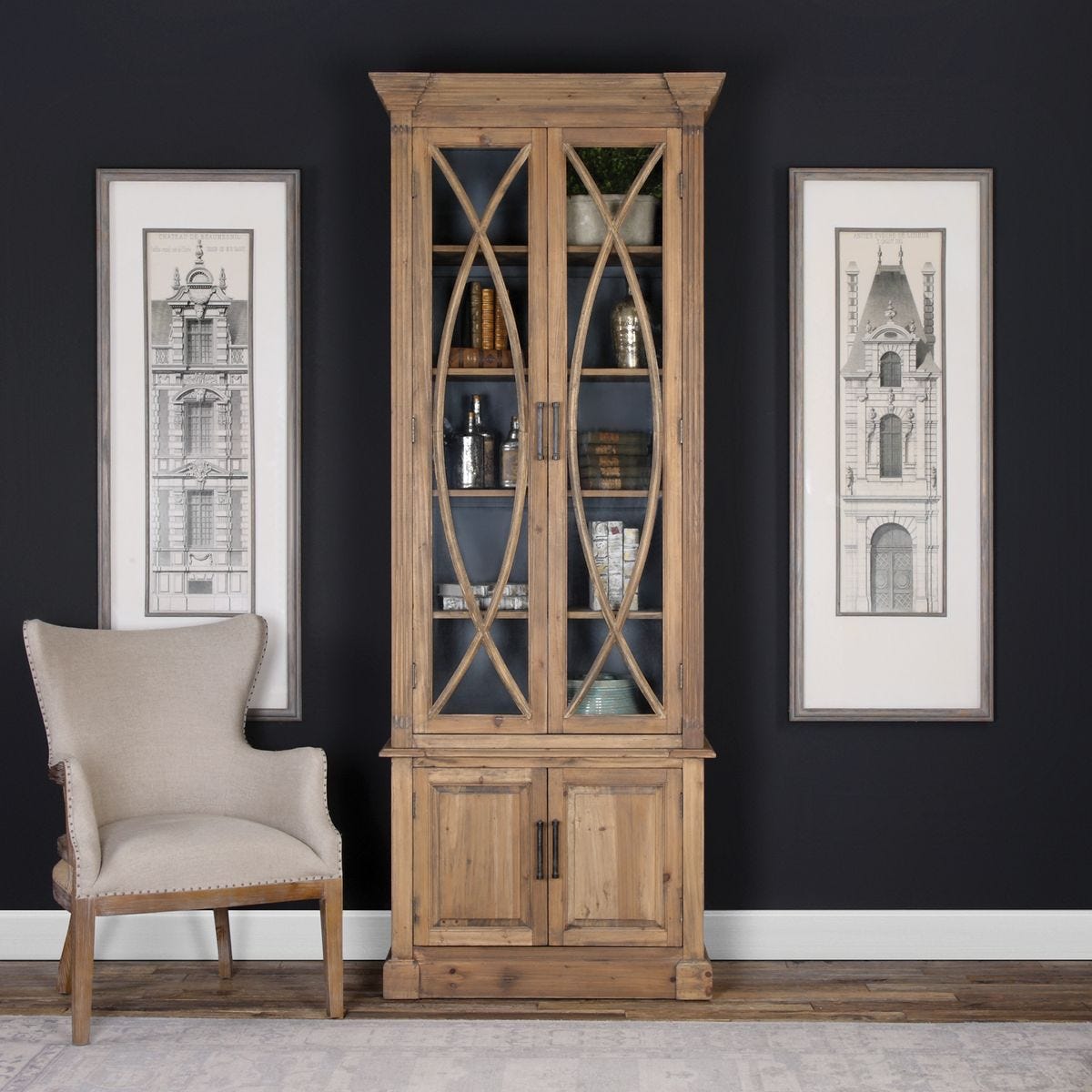 Julen Display Cabinet, 2 Cartons