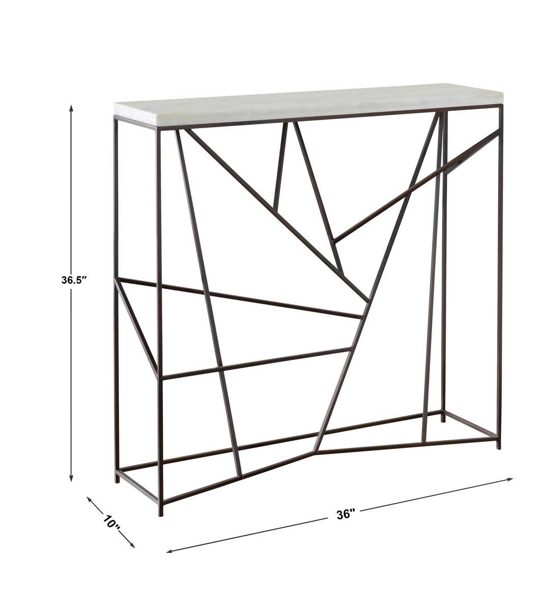 Pick Up Sticks Console Table, 2 Cartons
