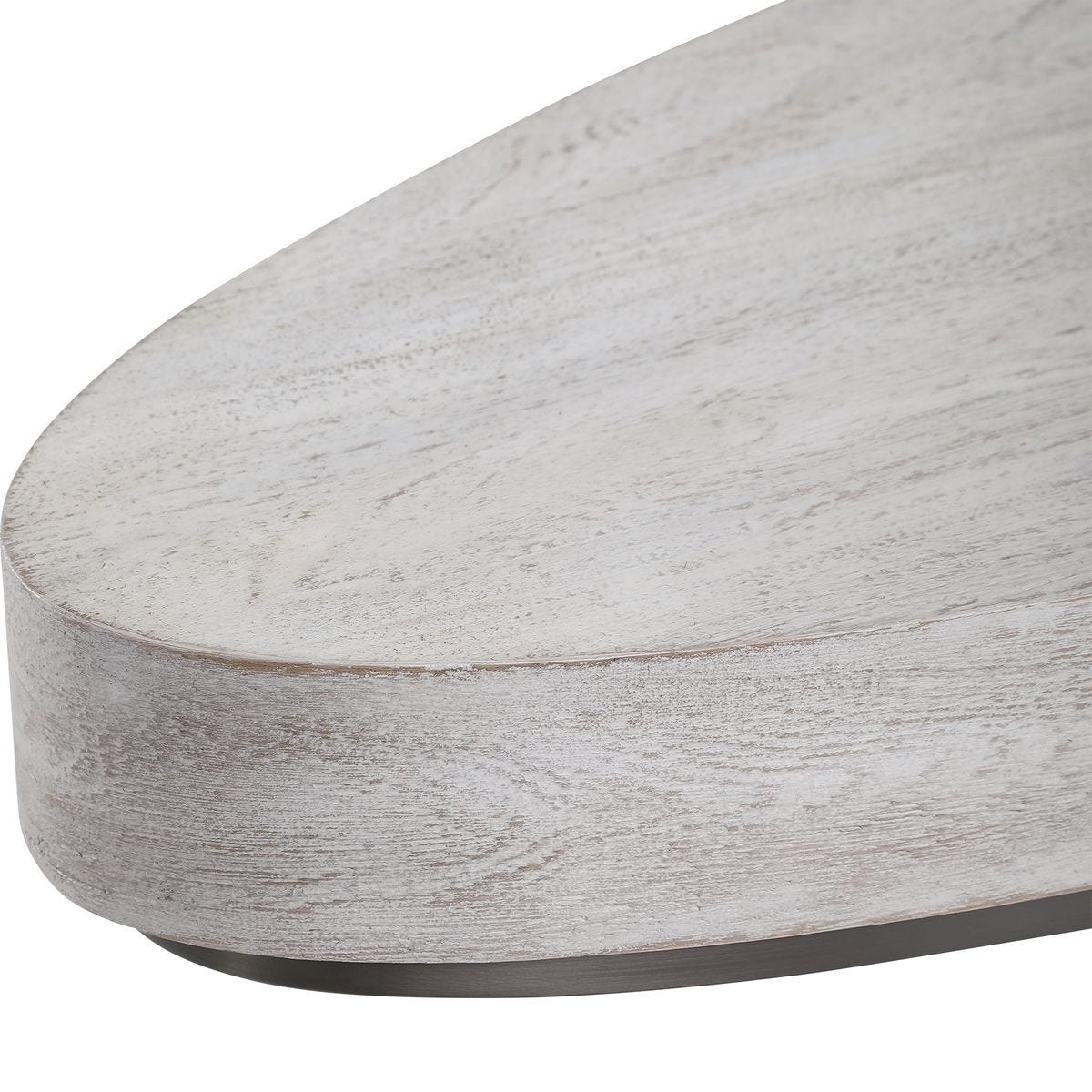 Ovoid Console Table - Scrubbed Elm