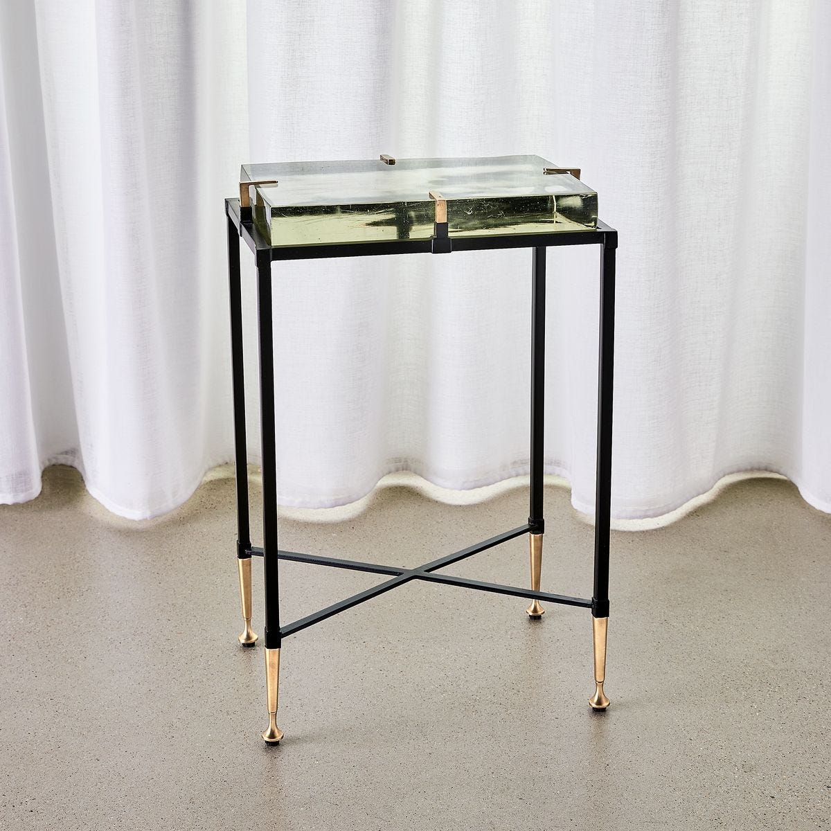 Ice Block Accent Table - Rectangular