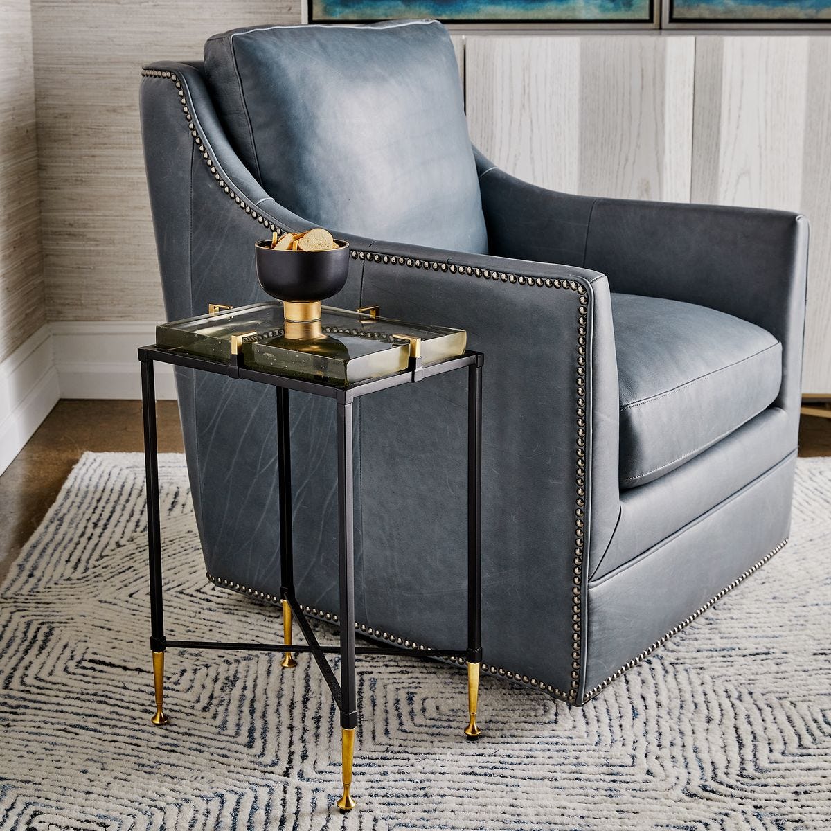 Ice Block Accent Table - Rectangular