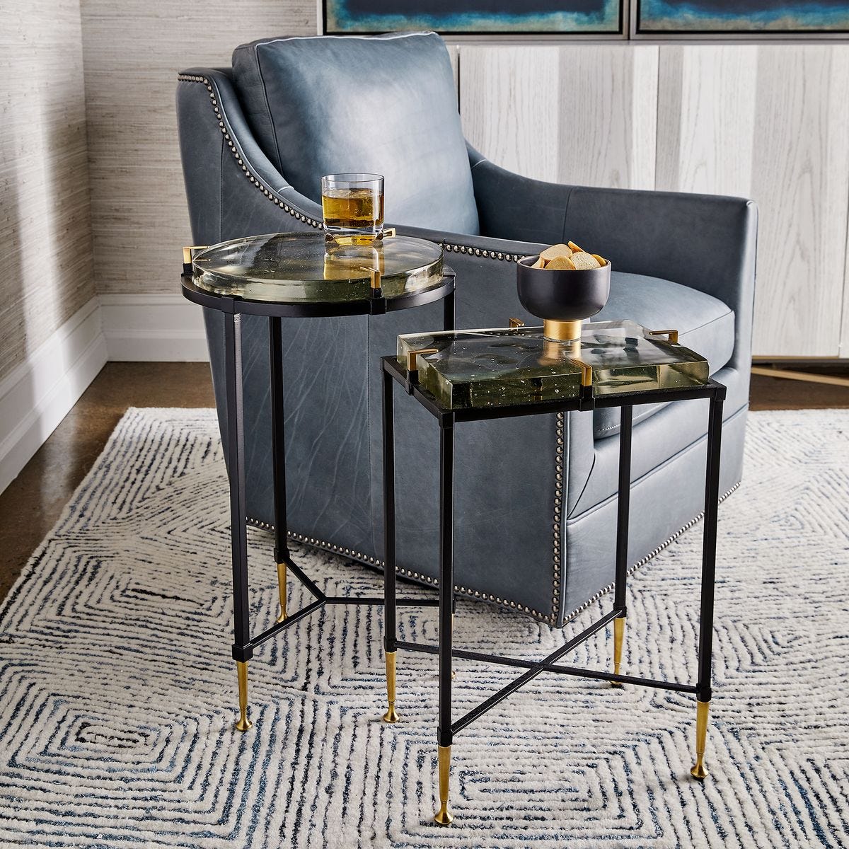 Ice Block Accent Table - Rectangular