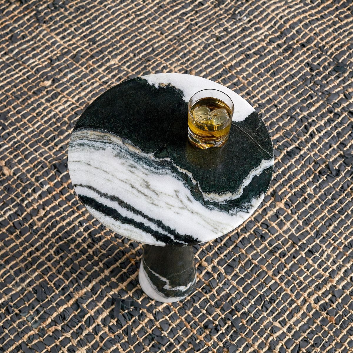 Pier Accent Table - Panda Marble