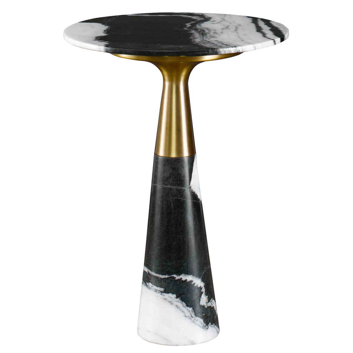Pier Accent Table - Panda Marble